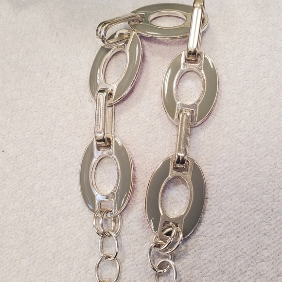 Pink Mixed Oval Link Necklace 🌴 - Picture 3 of 3